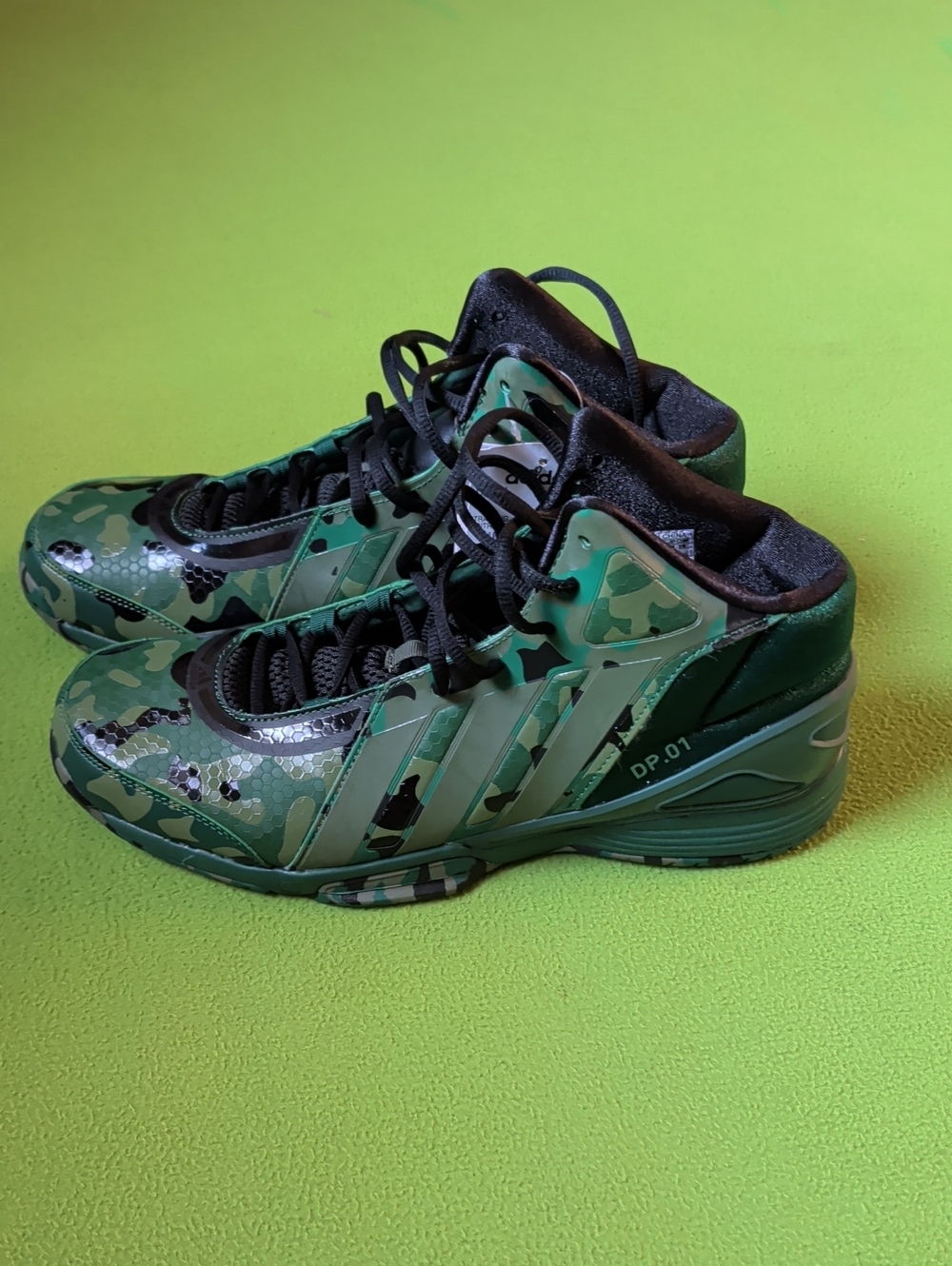 Adidas Dance Performance Exile Tetsuyu Green Camo Sneaker Size 10 New AF431